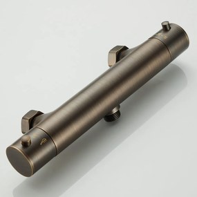 Saniclear Antique thermostatische douchekraan verouderd messing