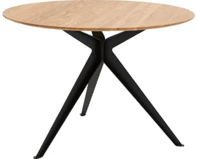 Goossens Excellent Eettafel Kopenhagen, Rond 110 x 110 cm