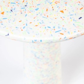 Zuiver Victoria Recycled Terrazzo Bijzettafel Small - 30 X 30cm.