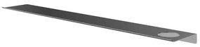 Hotbath &MORE Planchet - 80cm - inclusief bevestigings rails - 1 uitsparing - voor zeepdispenser of beker - Geborsteld gunal PVD SH080HBGP