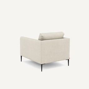 Fauteuil in katoen en linnen Oscar design E. Gallina