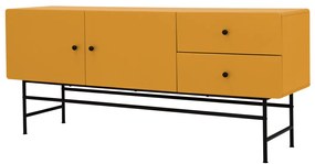 Tenzo Cocktail Modern Dressoir Mustard - 158x40x68cm.