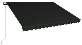 vidaXL Luifel automatisch uittrekbaar 400x300 cm antraciet