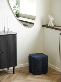Durban Poef Bouclé - Blauw