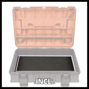 Einhell E-case S-F Stapelbare Systeemkoffer met Foam