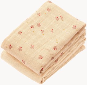 Mousseline doekjes Lewis van biokatoen, 2-delig