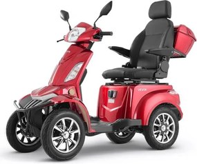 VEVOR elektrische scootmobiel met 4 wielen voor senioren, draagvermogen 227 kg, actieradius 35 km met 3 versnellingen, 1 kW, geschikt voor alle terreinen, maximale hellingshoek 20°