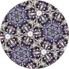 Moooi Carpets - Carpet Moooi Festival Midnight - 350 x 350 - Vloerkleed