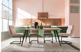Goossens Eettafel Bjarte, Rechthoekig 180 x 90 cm