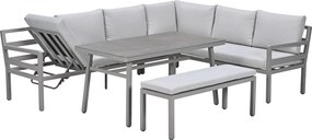 Garden Impressions Markus lounge dining set 4-delig - taupe
