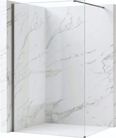 Walk-in douchewand Rea Flexi Transparent / Titan 80