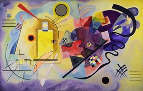 Kandinsky, Wassily - Kunstreproductie Geel, Rood, Blauw, (40 x 24.6 cm)