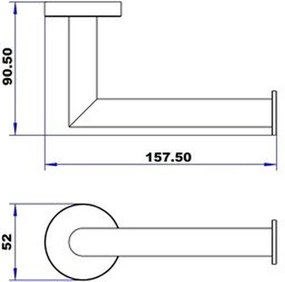 Plieger Vigo toiletrolhouder chroom