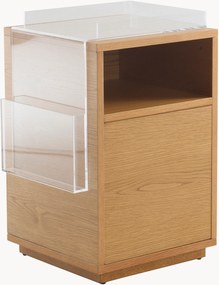 Nachtkastje Hustofta in houtlook met plank