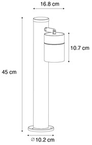 Buitenlamp zwart 45 cm AR70 verstelbaar IP44 - Solo Modern GU10 IP44 Buitenverlichting