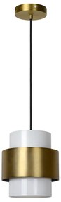 Lucide Firmin hanglamp 20cm 1x E27 goud mat