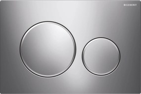 Geberit Sigma 20 bedieningspaneel chroom/mat-chroom voor Sigma reservoirs 8cm (UP720) en 12cm (UP320)
