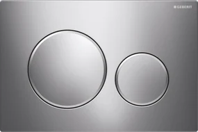Geberit Sigma 20 bedieningspaneel chroom/mat-chroom voor Sigma reservoirs 8cm (UP720) en 12cm (UP320)