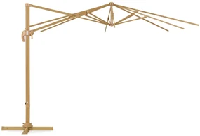 Siena 3x3m houten tuinparasol Tuinpunt