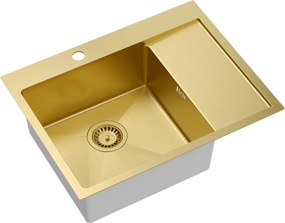 Stalen spoelbak RUSSEL 116 Gold