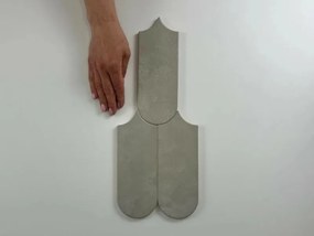 Jabo Alure wandtegel taupe visschub 8x21.5cm