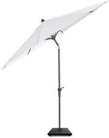 Camello Valerio Stokparasol M (excl. Voet) Aluminium Wit