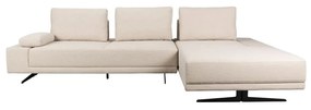 Dutchbone Shelly Off-White Moderne Hoekbank Chaise Longue Rechts Off-White