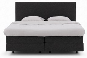 Goossens Boxspring Compleet Firenze Compleet, Vlak 180 x 210 cm box (=2x90cmx210cm) 2x matras gestoffeerd pocketv. 2x hoes , 1x topper joy deluxe