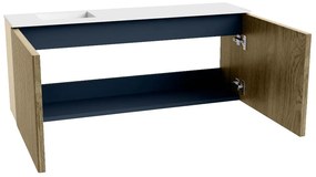 Mondiaz Joya 100cm toiletmeubel dusk met wastafel faye links zonder kraangat talc