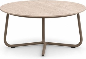 Stoel en Bank Loungeset 4 personen Aluminium Taupe  Apple Bee Pine
