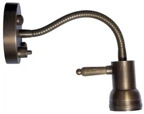 Muurlamp Twister Antiek Messing