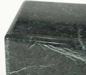 Bijzettafel Groen Marmer Vierkant - 30 X 30cm.