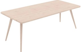 Goossens Eettafel Bjarte, Rechthoekig 220 x 100 cm