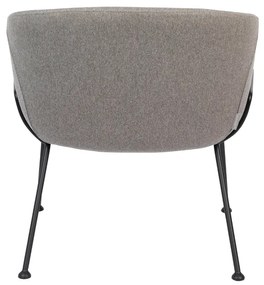 Zuiver Feston Design Fauteuil Grijze Stof