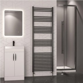 Eastbrook Wendover handdoekradiator 60x180cm 783W brons geborsteld