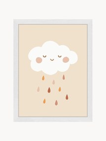 Ingelijste digitale print Lovely Rain