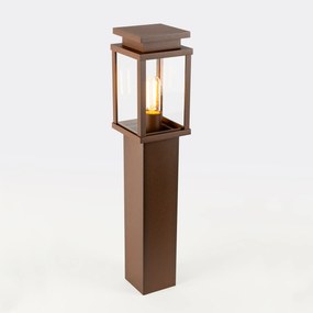 Jersey Tuinlamp Corten 60cm met LED Tuinverlichting Bruin E27