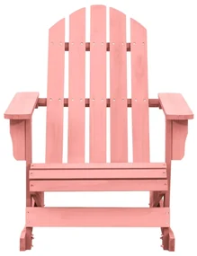vidaXL Schommelstoel Adirondack massief vurenhout roze