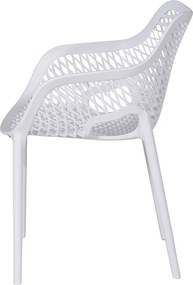 Garden Impressions Air XL kunststof tuinstoel wit