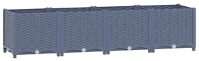 vidaXL Plantenbak verhoogd 160x40x38 cm polypropyleen