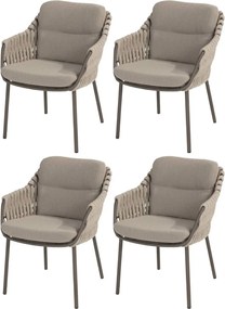 Montera dining tuinstoel terre 4 Seasons Outdoor set van 4
