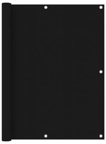 vidaXL Balkonscherm 120x300 cm oxford stof zwart