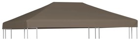 vidaXL Prieeldak 310 g/m² 3x4 m taupe