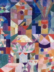 Kunstdruk Distressed Castle Garden - Paul Klee, (30 x 40 cm)
