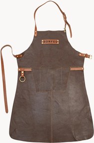Leren schort BonFeu