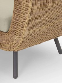 The Outsider Hoek Lounge Diningset - Jonah - Wicker - Naturel - The Outsider