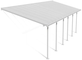 Feria Palram polycarbonaat terrasoverkapping - Canopia 3 x 8,5 m wit