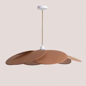 Okai Style Hanglamp Van Katoen Terracotta Mousse & Ø87 Cm - Sklum