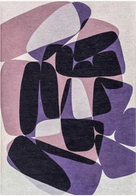 Wasbaar jacquard in- & outdoor vloerkleed Stones