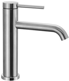 Wastafelkraan Rea Clif Brush Steel Low